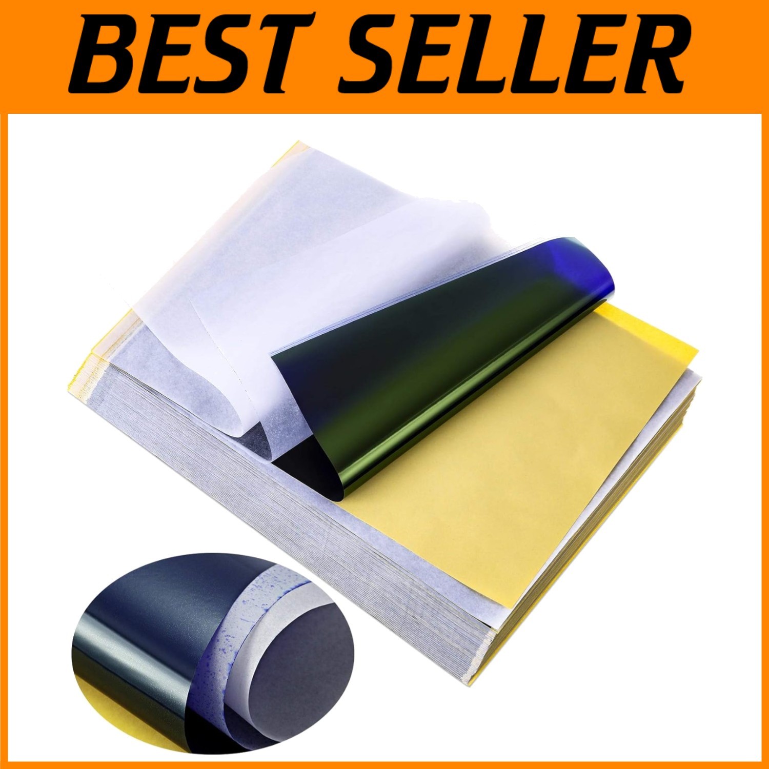 120 Sheets Tattoo Transfer Paper - High-Quality Stencil Set