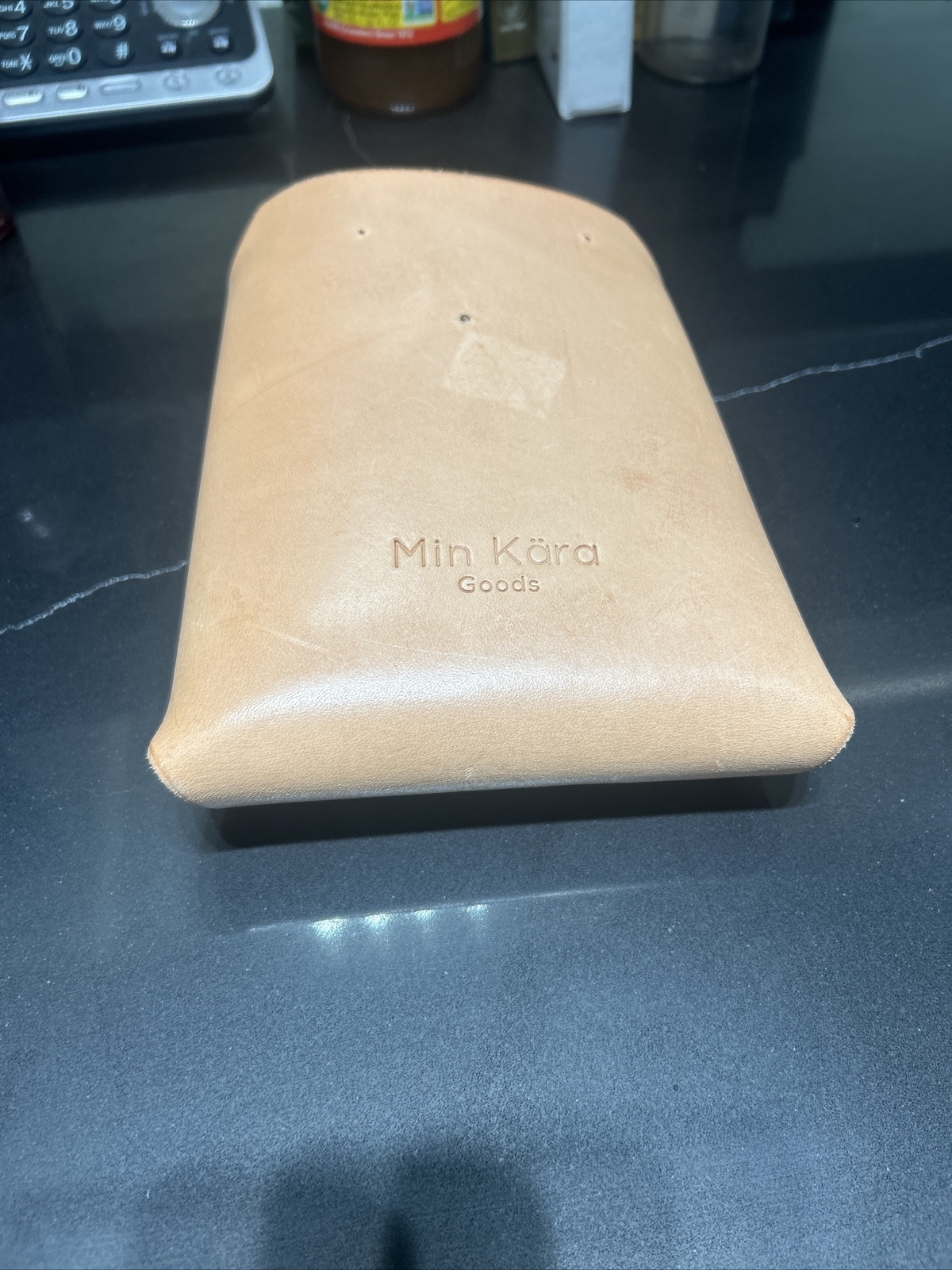 Min Kara Goods Med Size Rare Custom Leather Wall Pouch