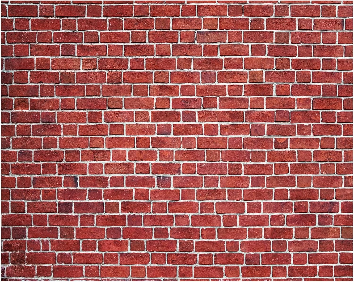 10 x 8 ft Brick Wall Backdrop for Photoshoot Polyester Fabric Red Brick Backd...