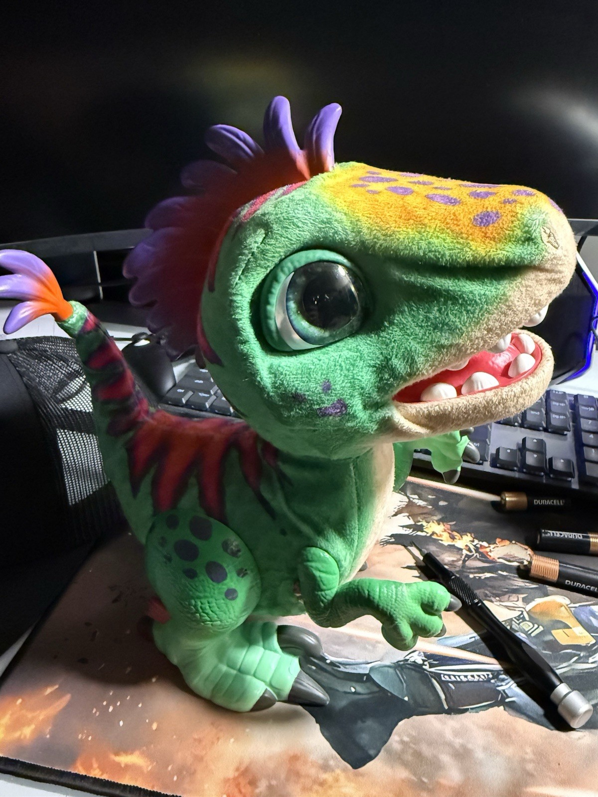 FurReal Friends Munchin Rex Interactive Hasbro Real My Pet Dinosaur 12"