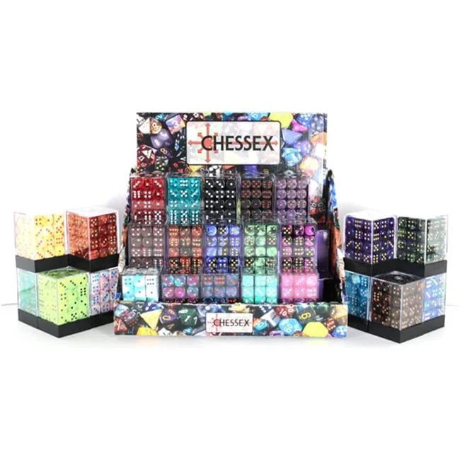 Chessex CHX29912 12 mm D6 with Pips Dungeons & Dragons Dice Block