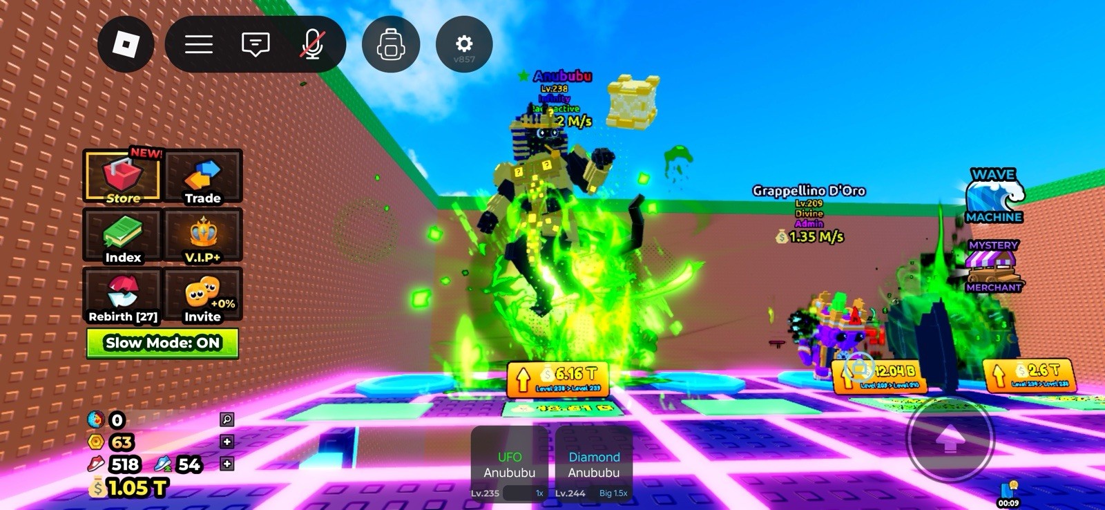 Rare Infinity Radioactive Mutation Anububu Lv.238 (🌊Escape Tsunami For Brainrot