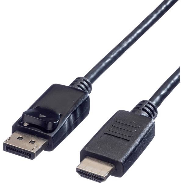 Value 11.99.5780 VALUE DisplayPort DP Cable - HDTV, ST/ST, Black, 1m