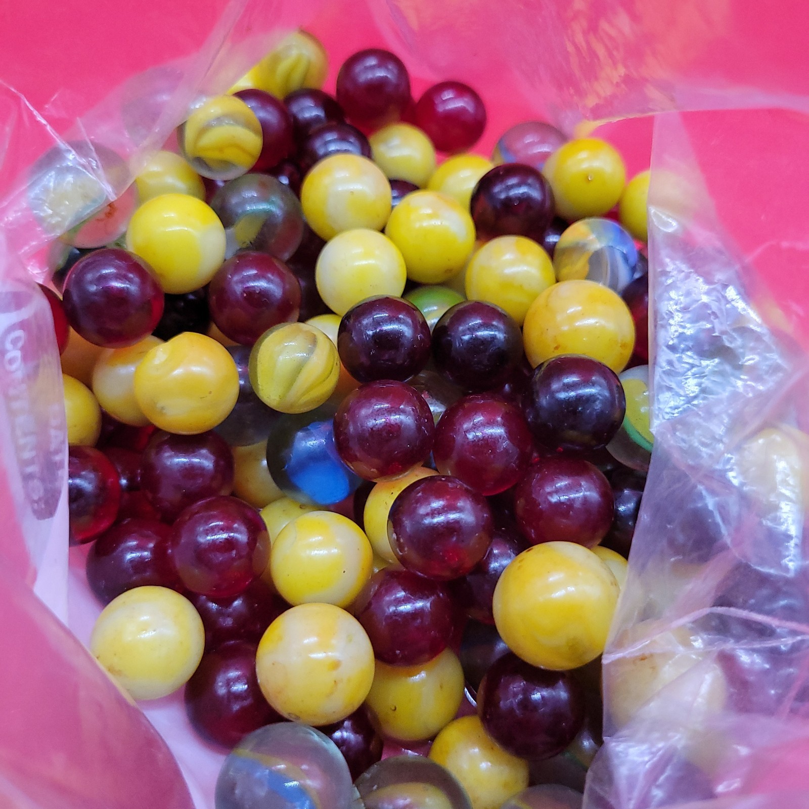 vintage marbles lot Of 160ct. Random Marbles 