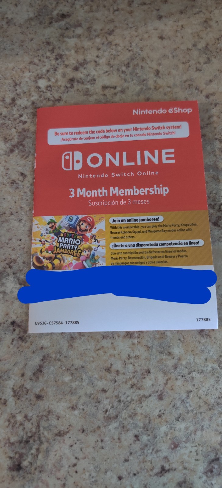 Nintendo Switch Online 3-Month Individual Membership Code
