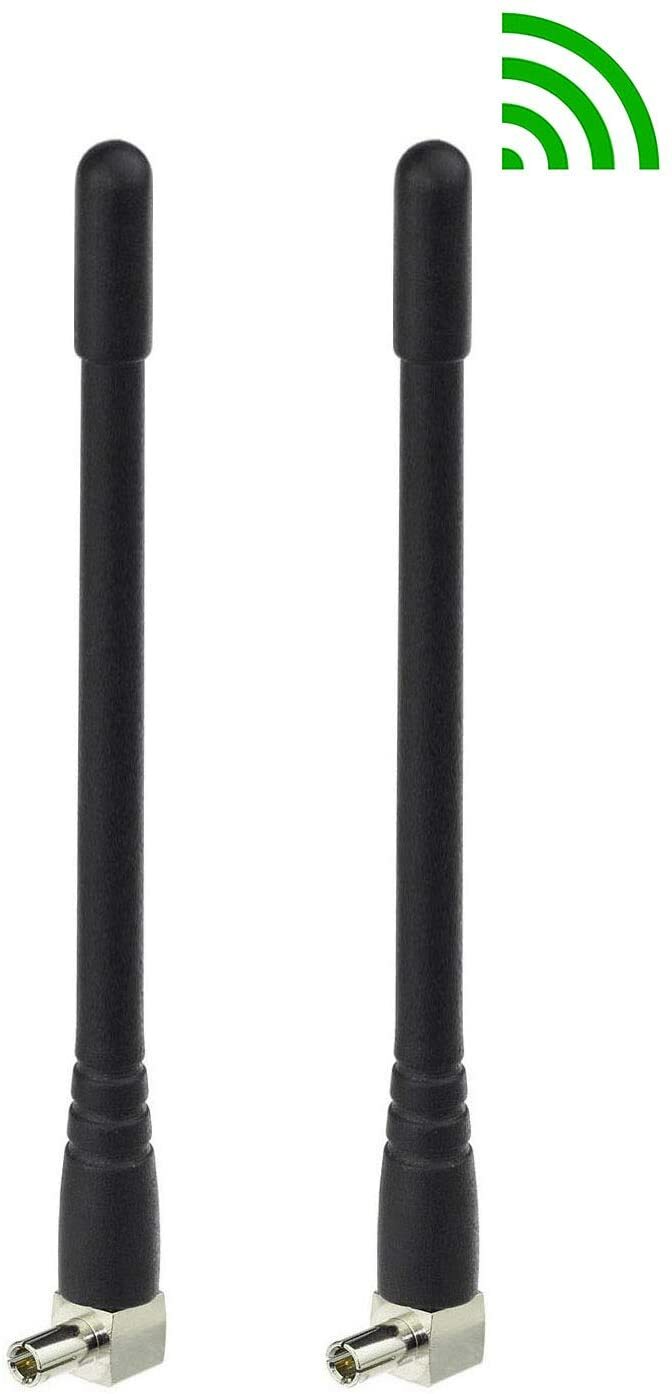 2Pcs Mini TS9 Antenna for (MF61) 4G LTE Modem MiFi Mobile WiFi Hotspot