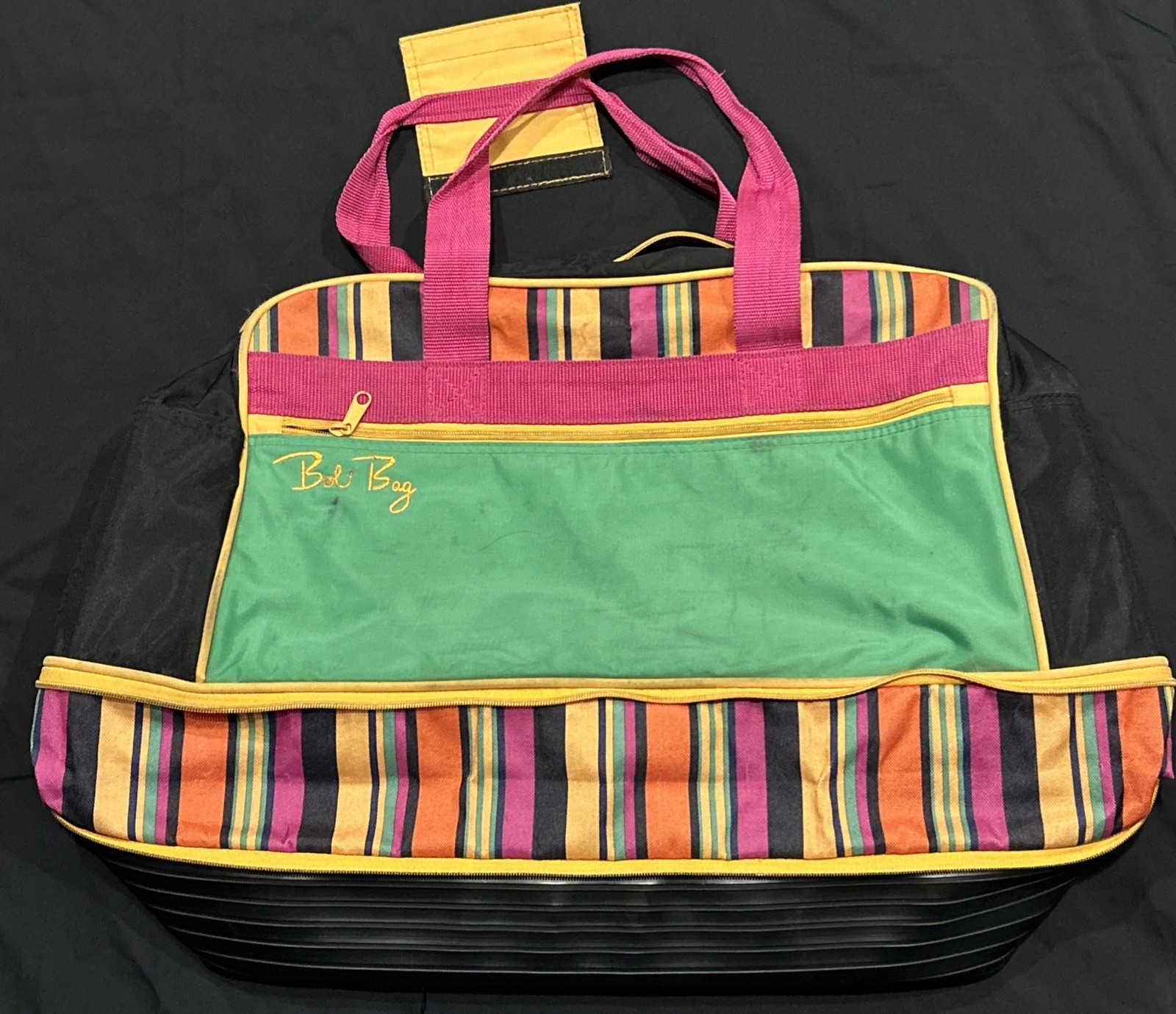 Vintage 1990s Boli Bag Expandable  Tote Bag, Size 16” Tall W23