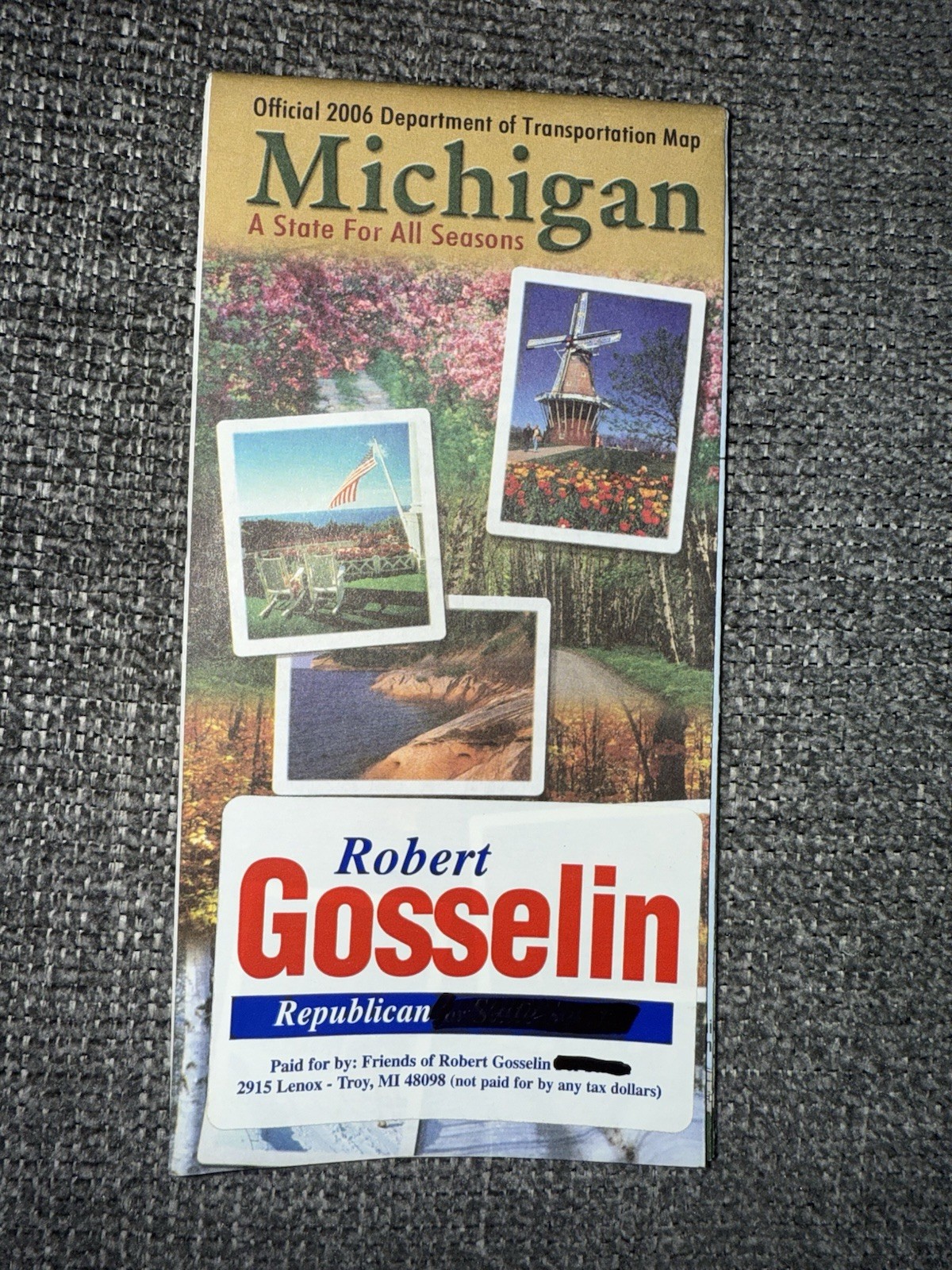 Michigan Department of Transportation 2006 Travel Map United States