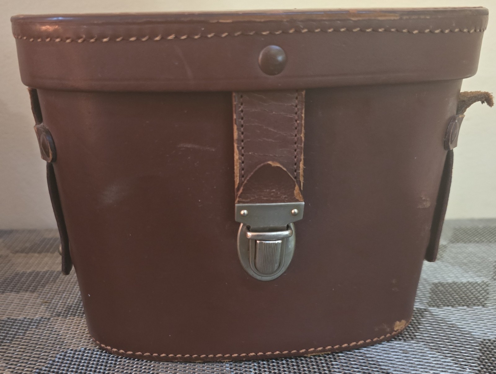 Vintage Leather Binocular Case to Hold 8x30 Binoculars (Case Only)