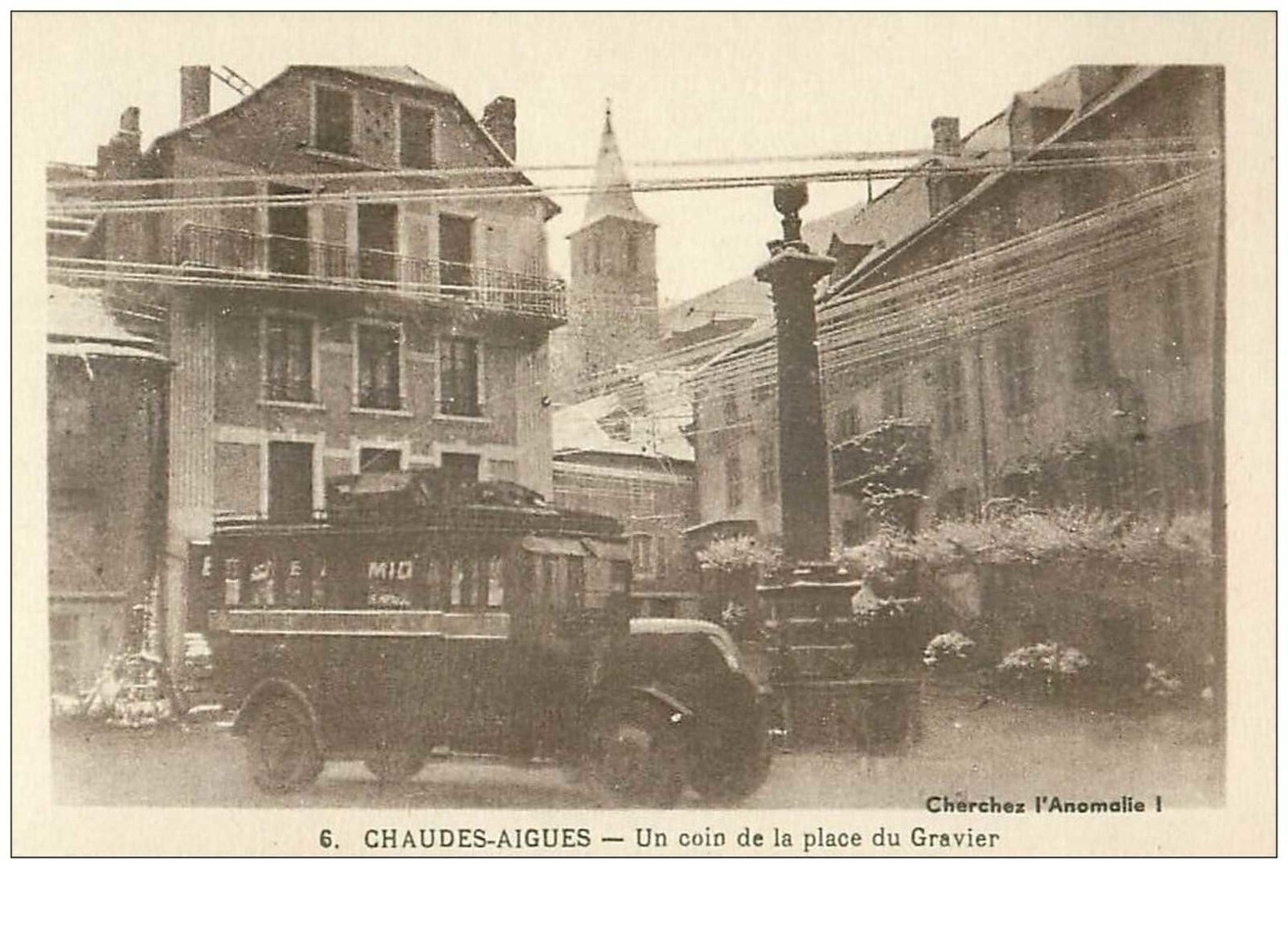 Transport N°42677. Chaudes Aigues. Autobus