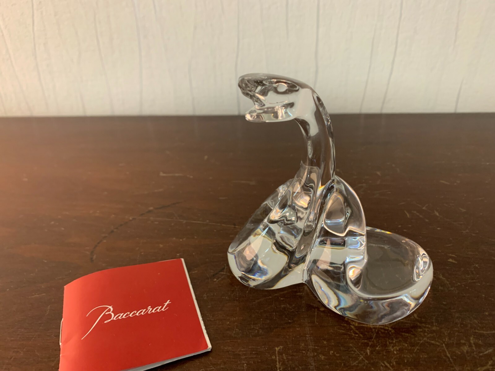 Baccarat Crystal Snake