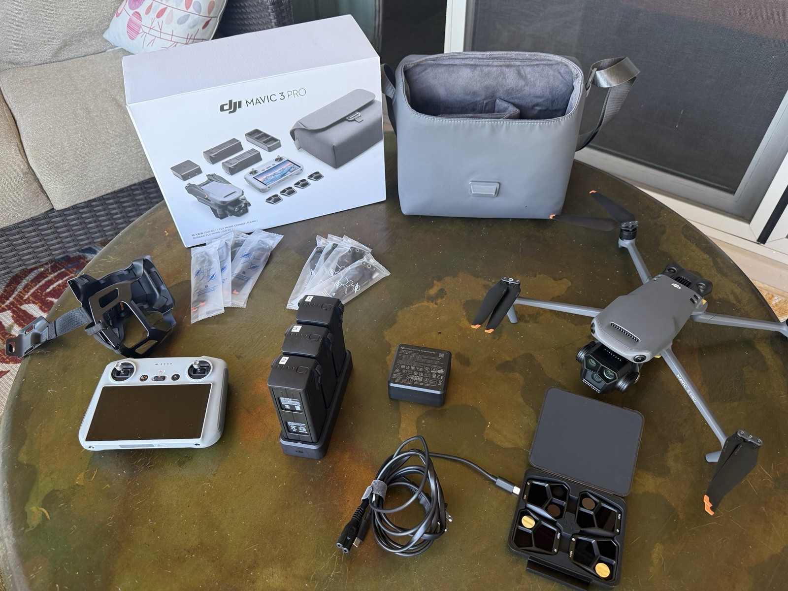 DJI Mavic 3 Drone W/ Fly More Combo/ RC PRO controller