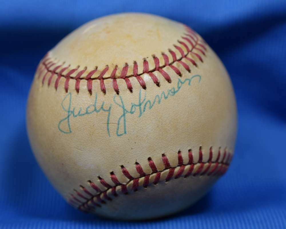 Judy Johnson Jsa Autograph Macphail American League Hand Signed Baseball