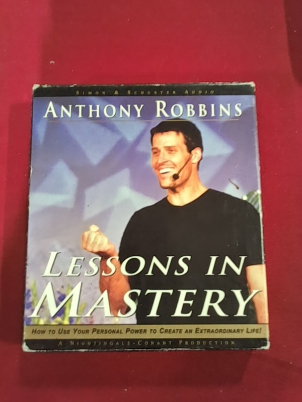 Lessons In Mastery AUDIO BOOK 6 CD Anthony Robbins Personal Power Life teachings