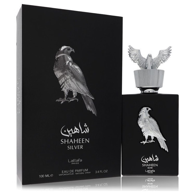 Lattafa Pride Shaheen Silver by Lattafa Eau De Parfum Spray (Unisex) 3.4 oz (Men