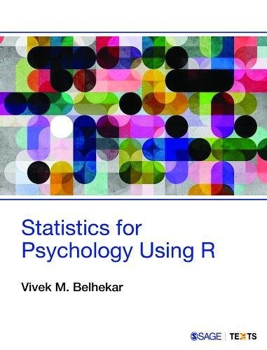 STATISTICS FOR PSYCHOLOGY USING R By Vivek M Belhekar