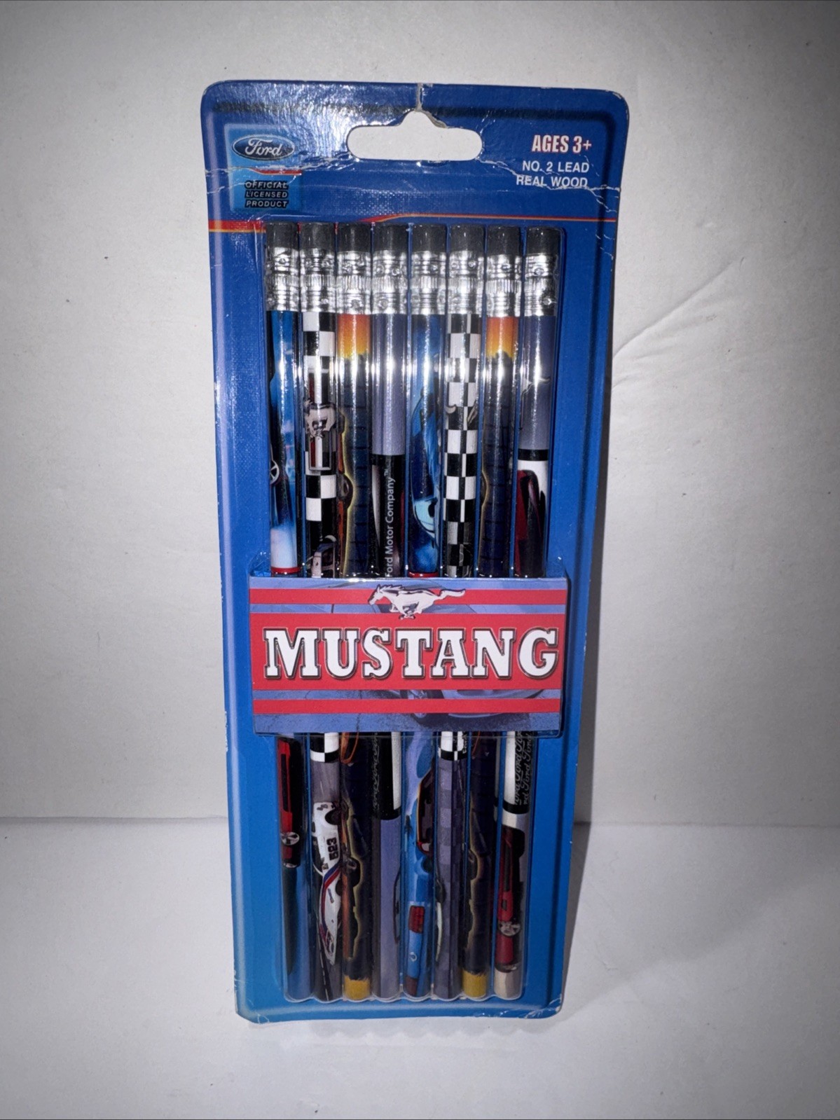 Ford Mustang No. 2 Pencils Set Brand new 8 Pack