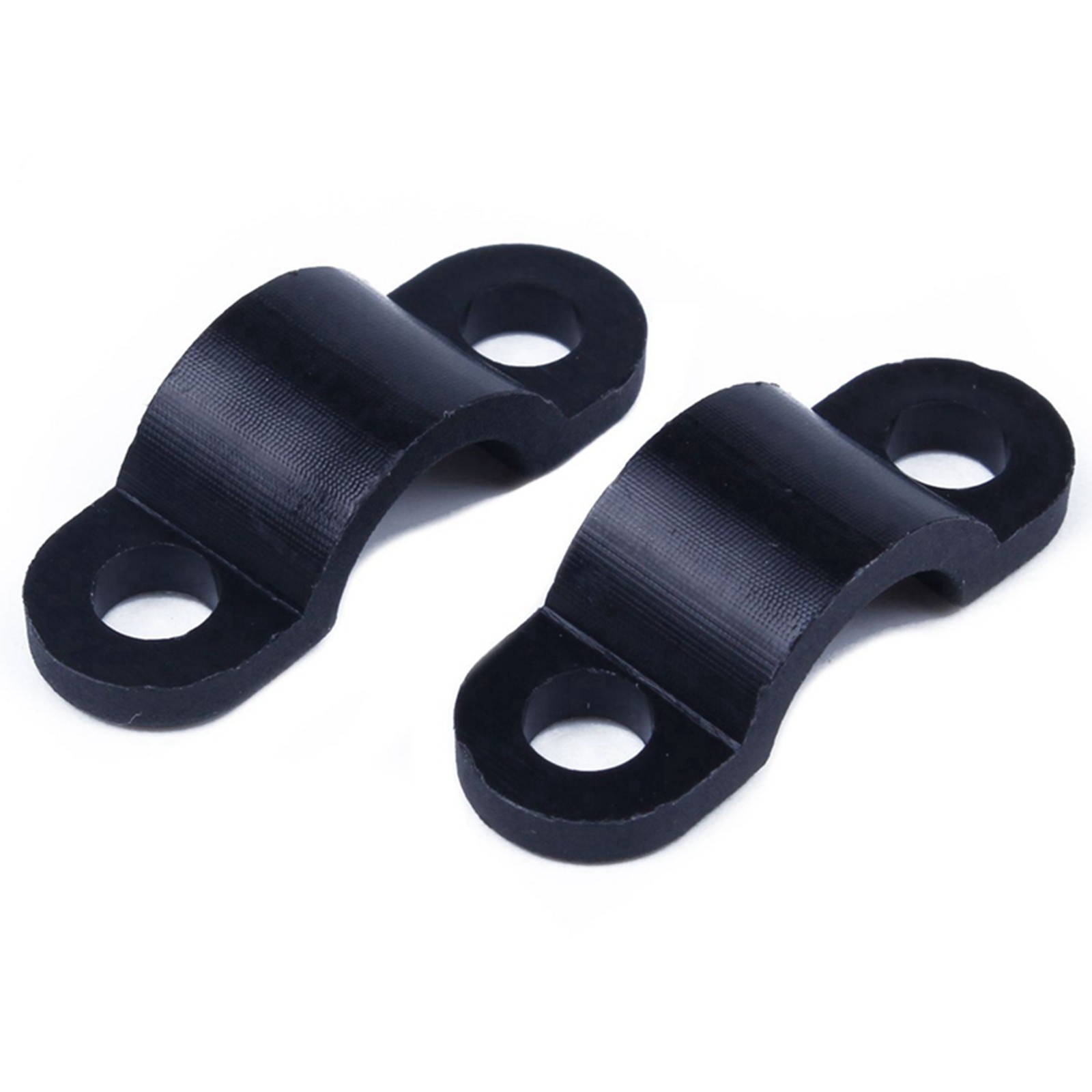 140Pcs Screws Mounted Arched Cable Clamp Clip Tie 21 x 7mm for 3mm Wire S2X3