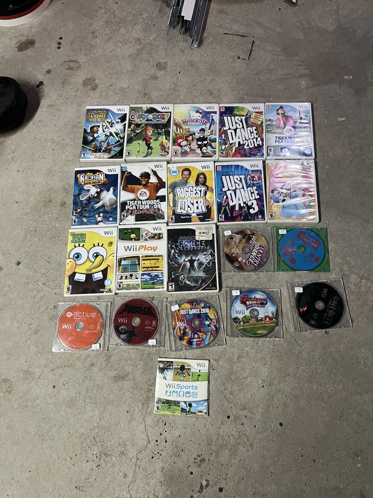 Wii Games Lot (21) Games