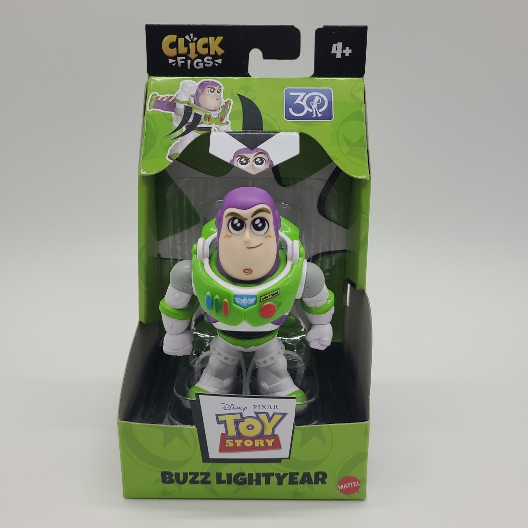 Mattel Disney Pixar Click Figs Buzz Lightyear Toy Story 30th Anniversary 2024