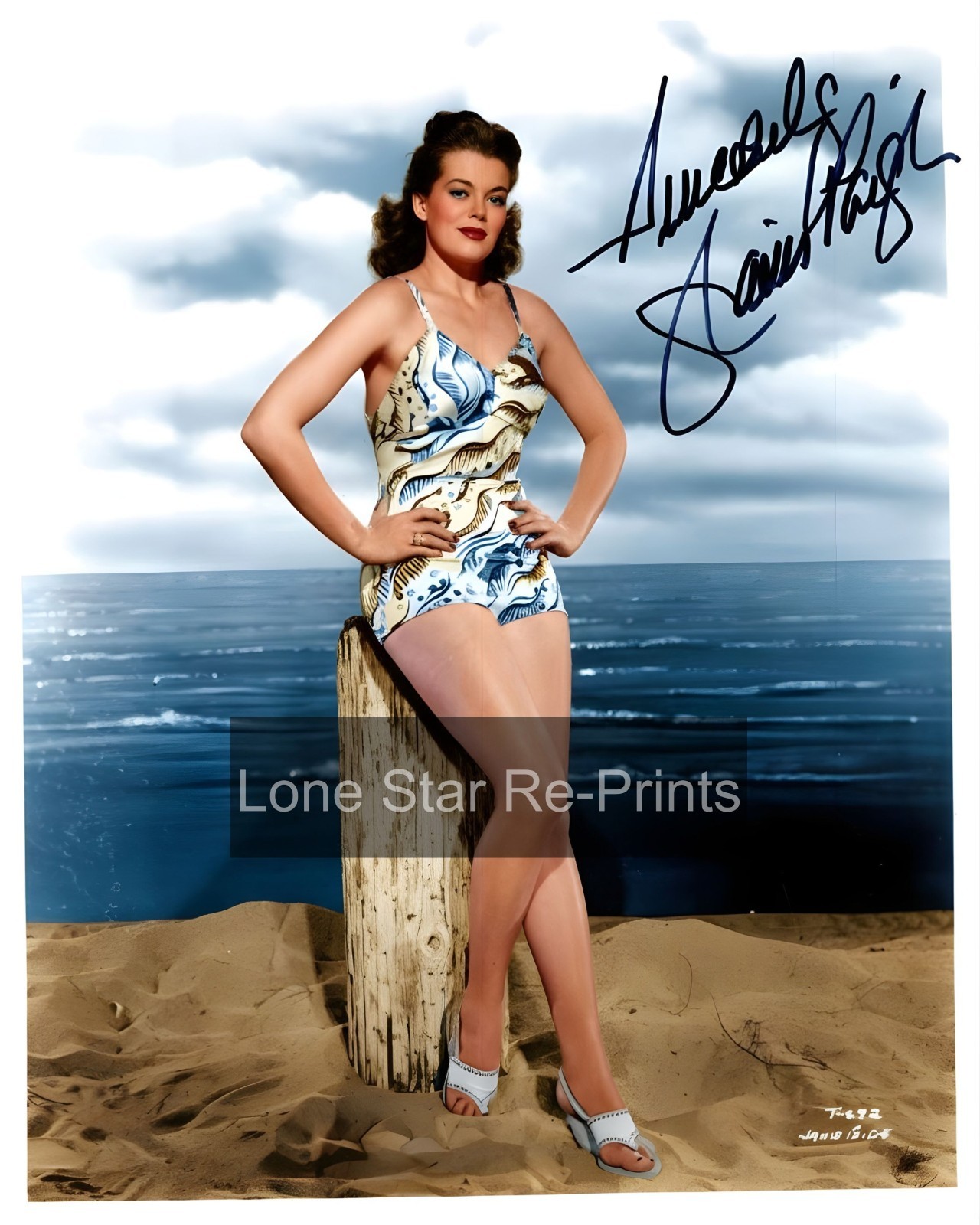 Janis Page  Signed   8x10 Reprint
