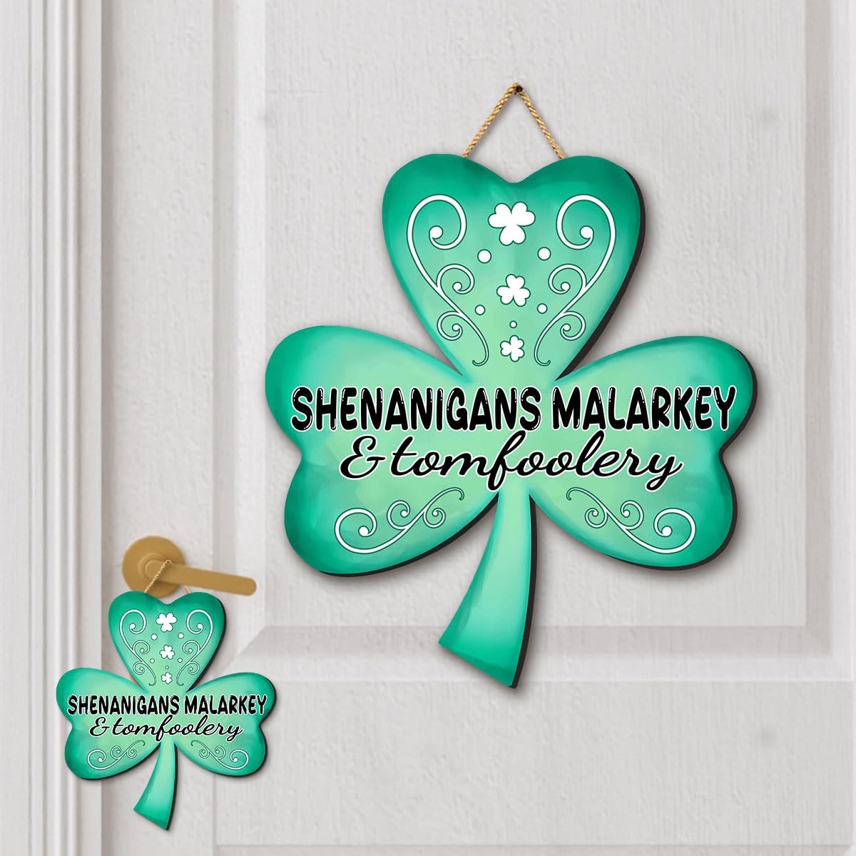 wall St. Patrick's Wall Pediments Wooden Irish 14.0 x 13.0 inches, luck5 