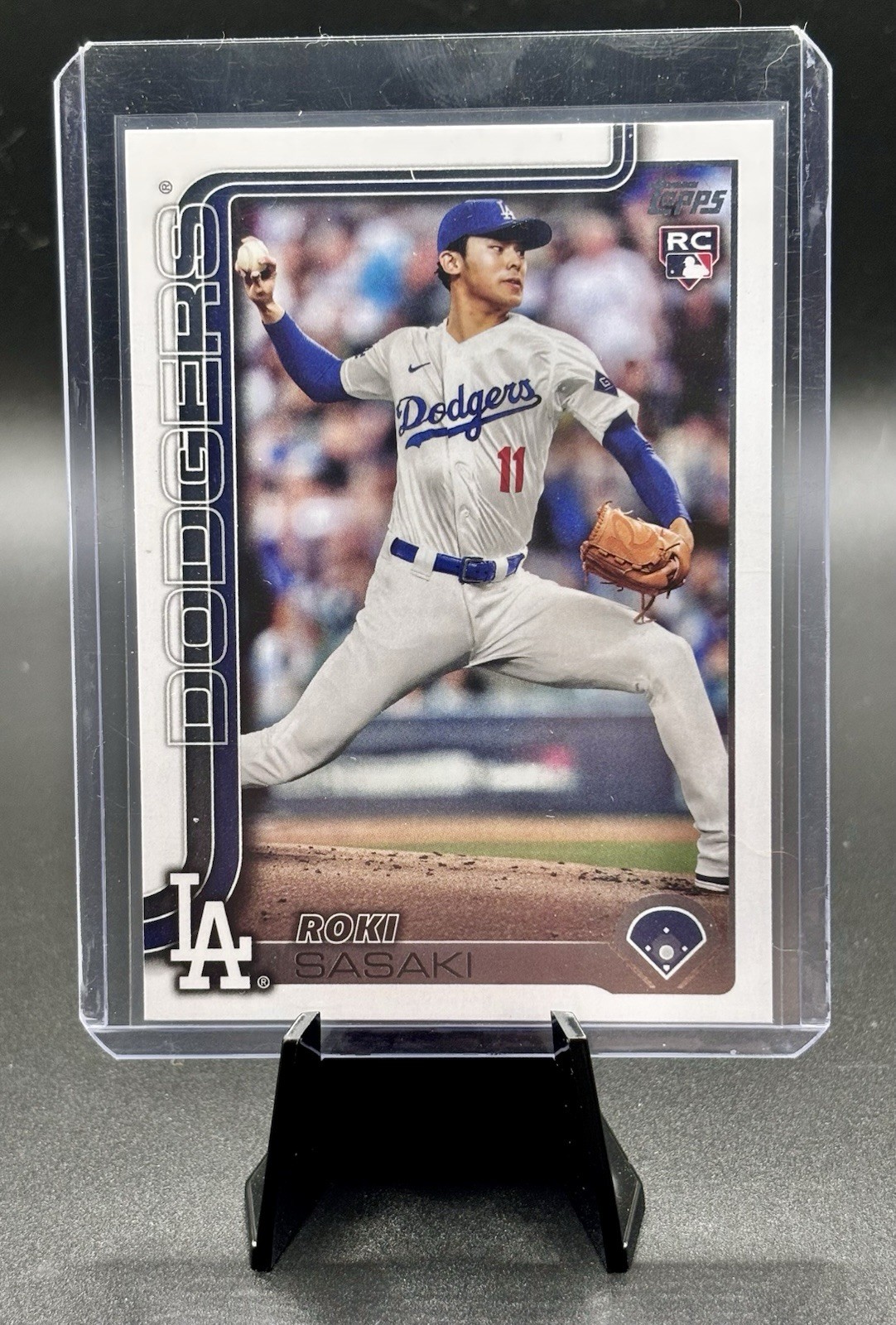 2025 Topps Series 2 - #558 Roki Sasaki Rookie Base Card Los Angeles Dodgers