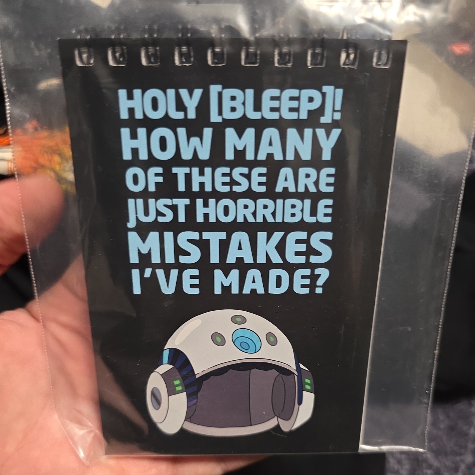 Rick and Morty Pocket Memo Notebook Mortys Mind Blowers Loot Crate Exclusive