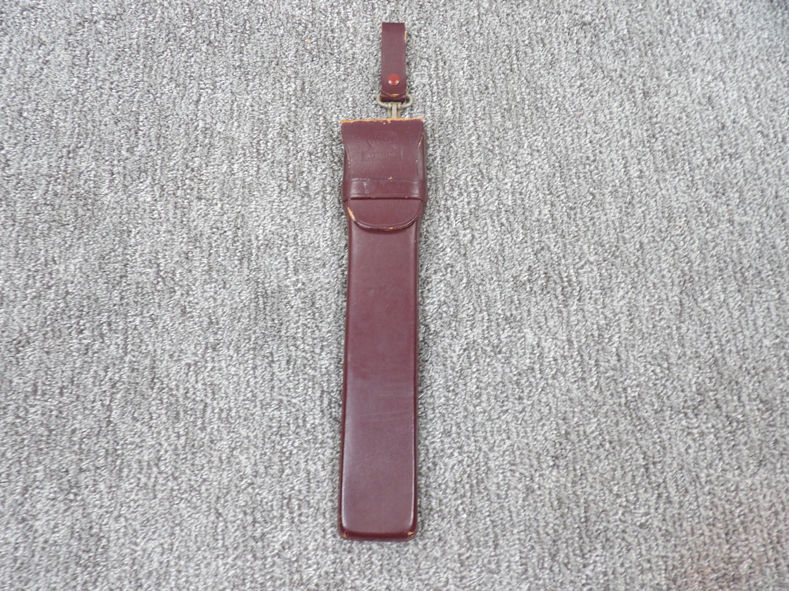 Vintage Fredrick Post 1460 Verslog Hemmi Bamboo slide Ruler w/ leather case