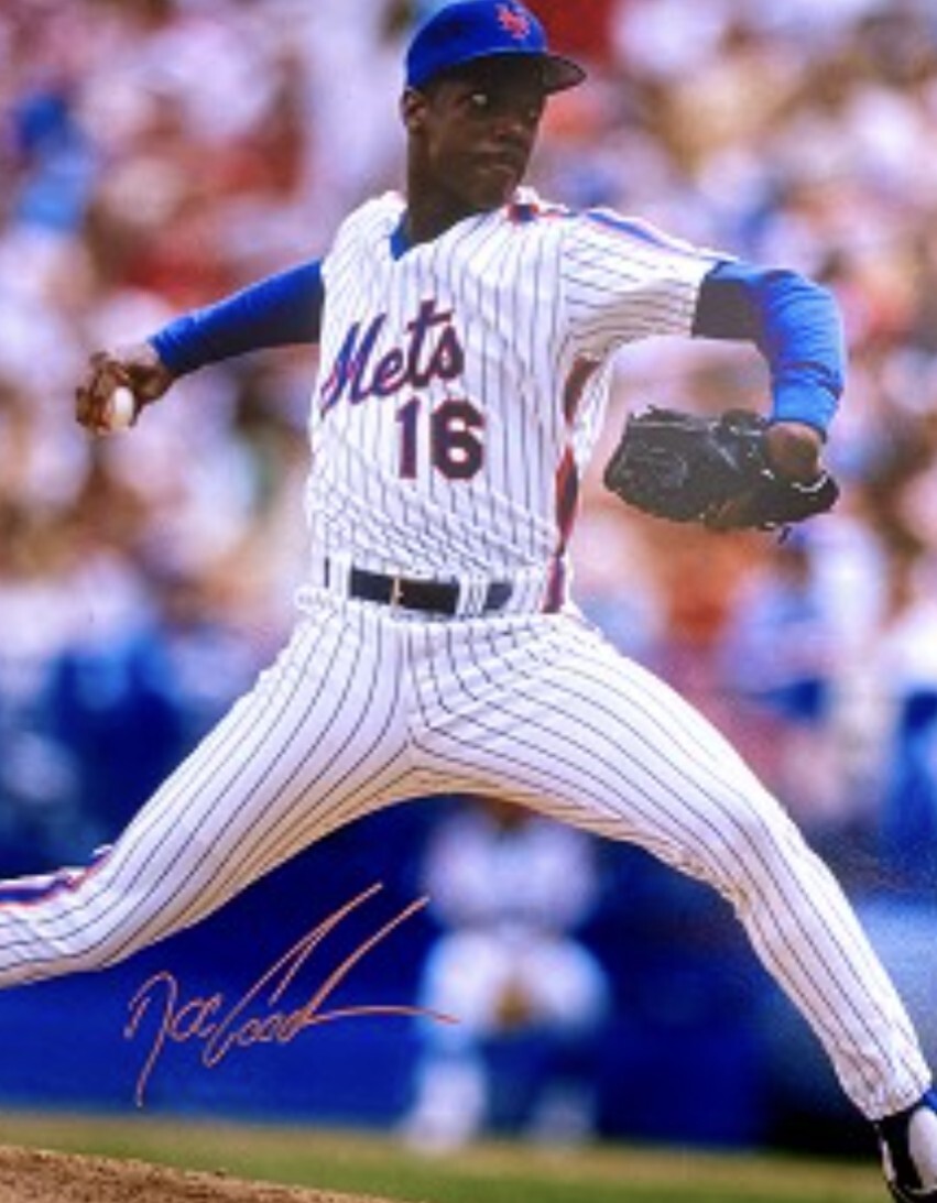 Dwight Gooden Signed METS Autographed 8X10 RP Reprint Photo  1984 Cy Young