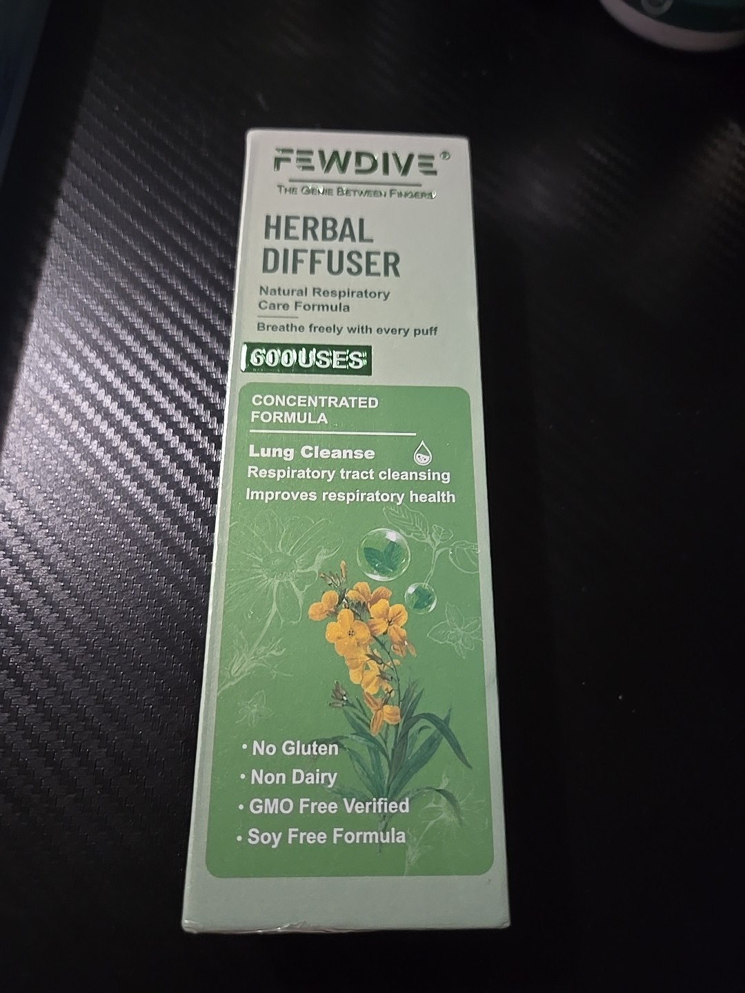 FEWDIVE Herbal Aromatherapy Diffuser  Non Nicotine Inhaler-600 Puffs