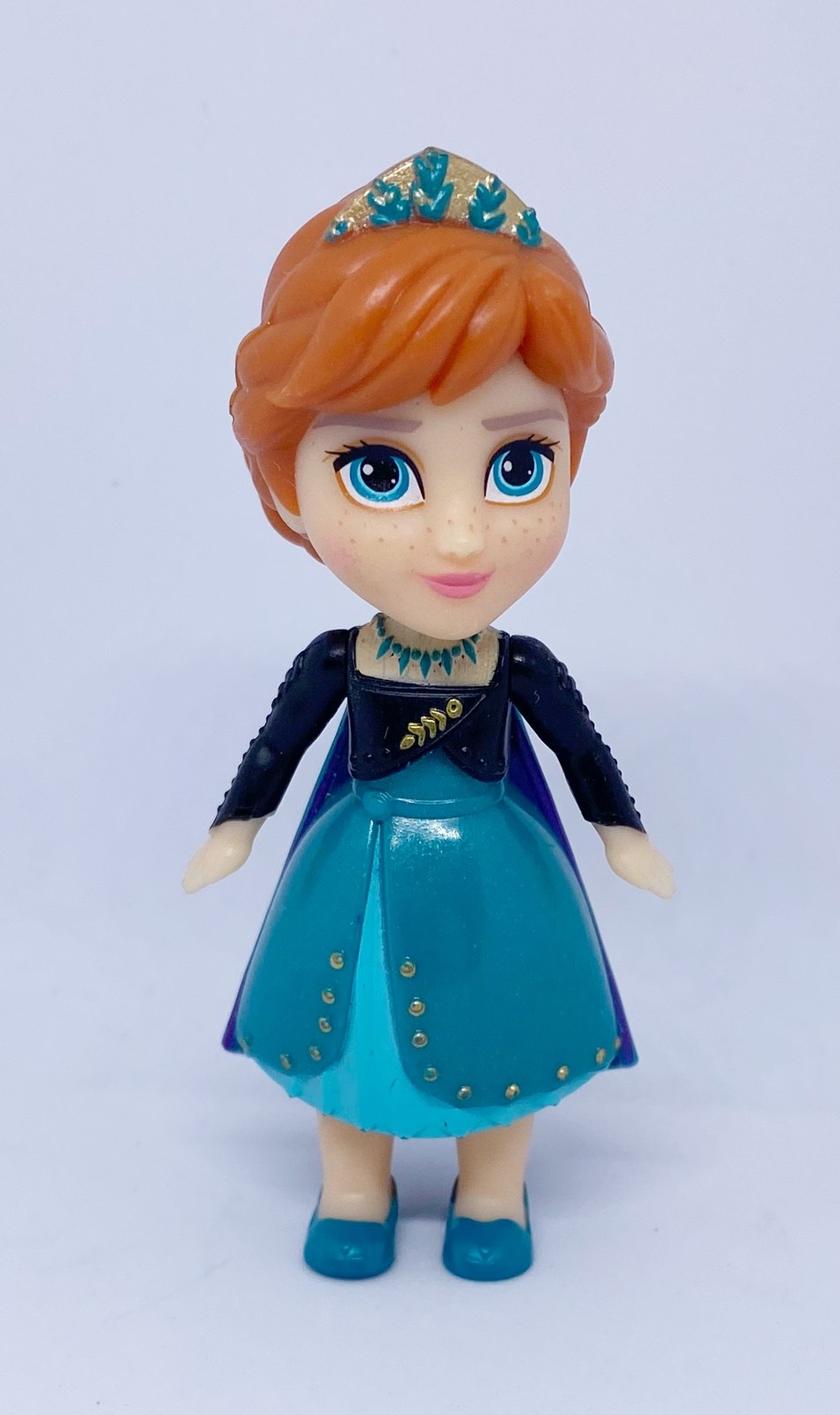Disney Frozen ANNA Articulated Plastic Toy Figure Cake Topper 3.25”