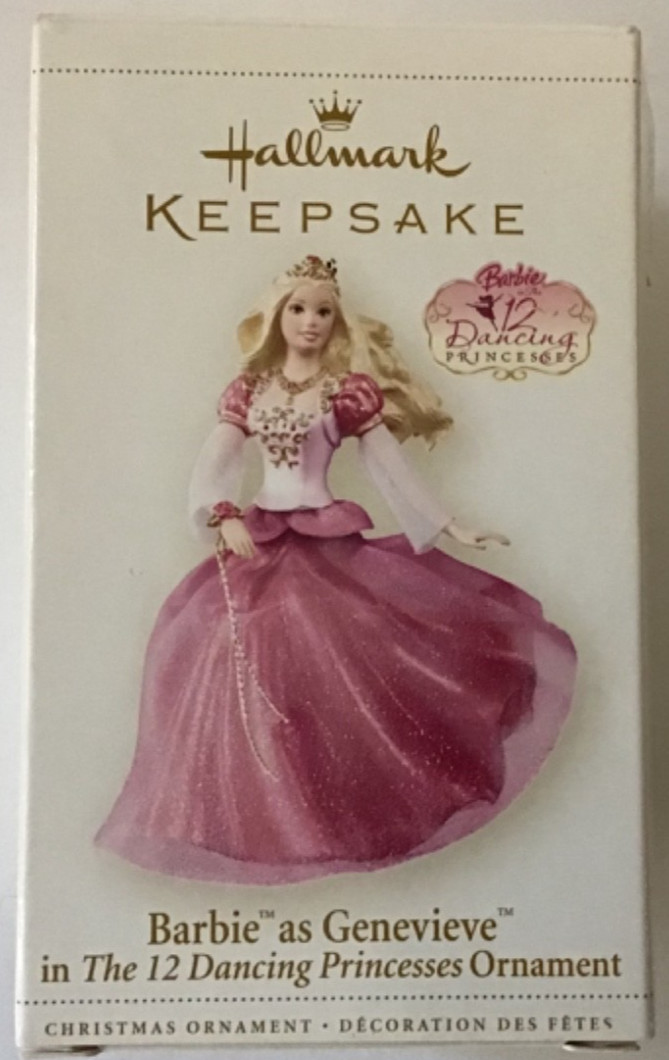 2006 Hallmark Keepsake Ornament Barbie as Genevieve 12 Dancing Princesses RARE