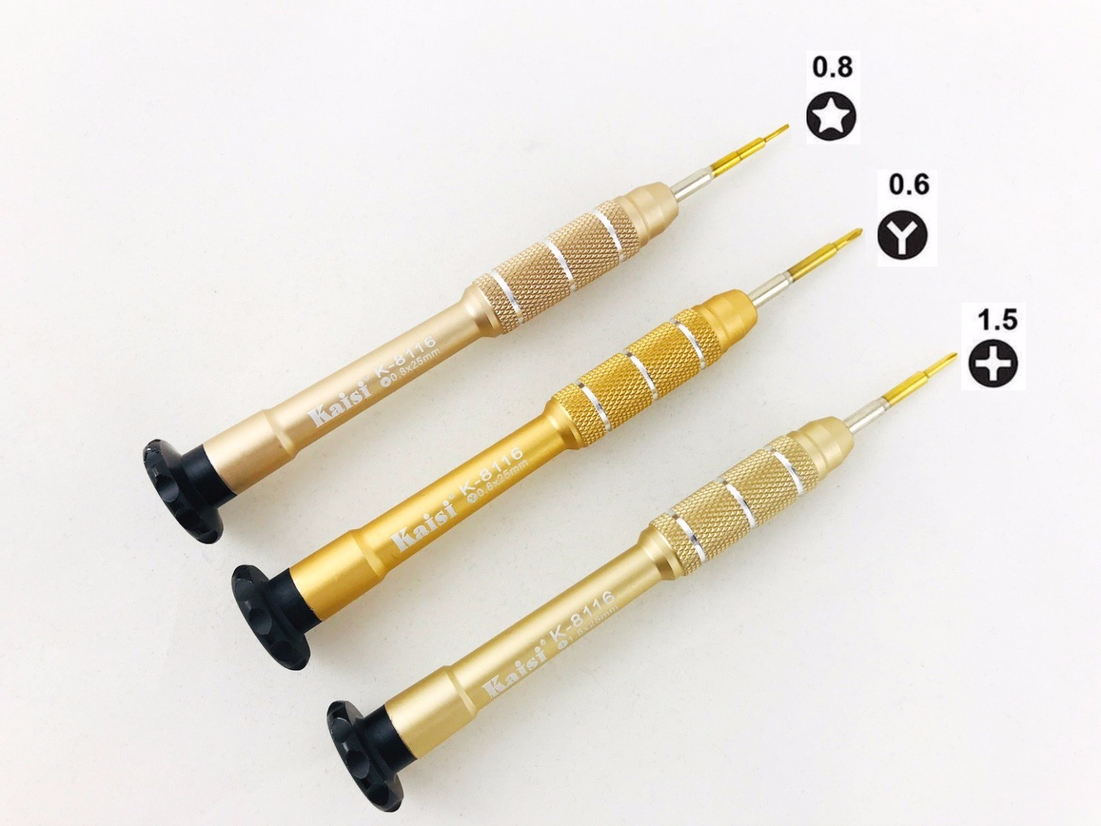 for iPhone 16 15 SE 14 XS 11 12 13 Screwdrivers Kit Repair Tool Y0.6 PH000 P2 17