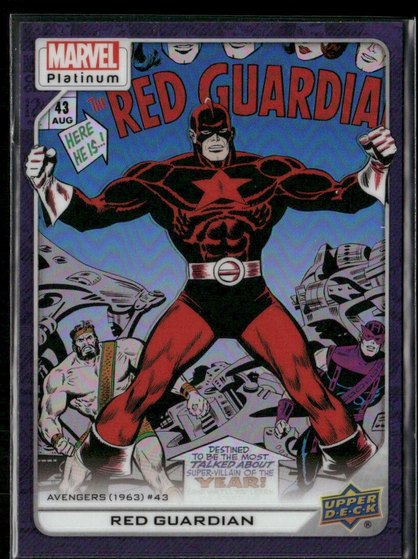 2023 Upper Deck Marvel Platinum Purple Rainbow #170 - Red Guardian