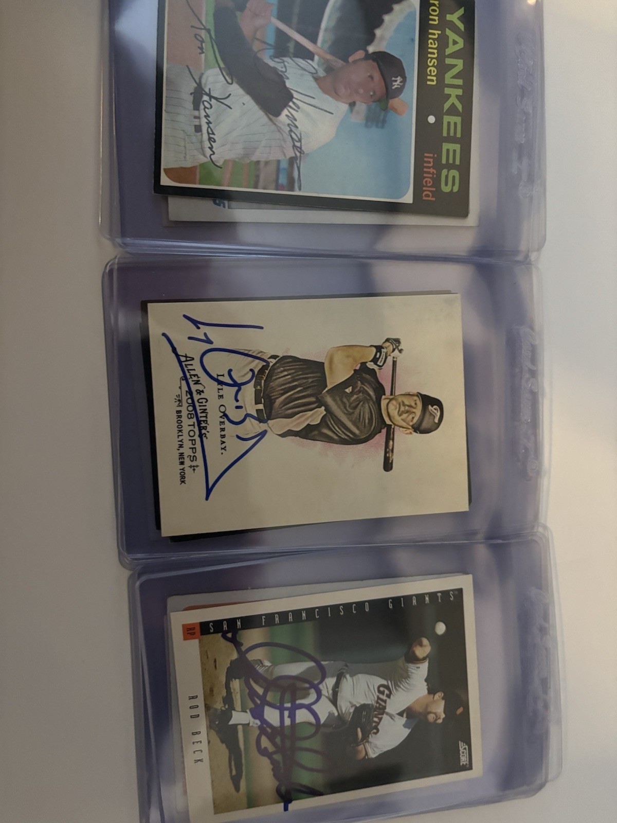 Baseball Lot All Rookies And Vintage Autos Full Tools Giants Team Set And More