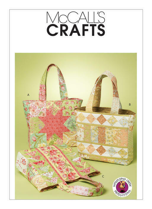 Mccalls M6094 Bags Sewing Pattern Whistlepig Creek Productions
