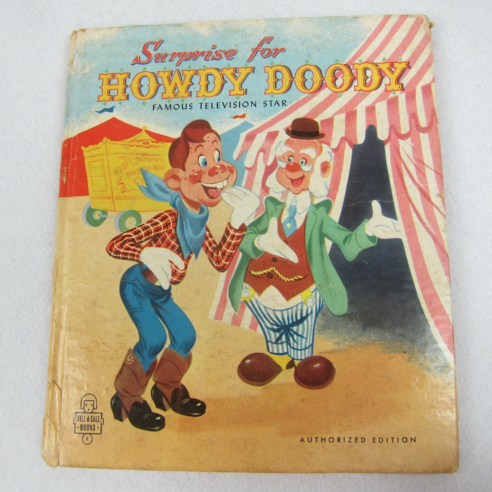 Vintage 1951 Surprise for Howdy Doody Book by Edward Kean Tell-A-Tale Hardcover