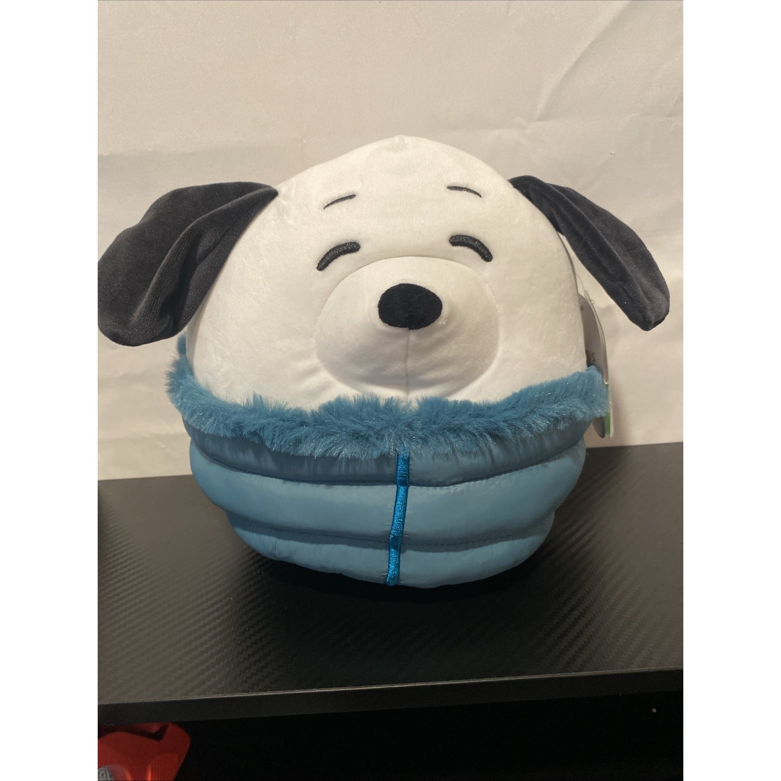 Squishmallows Snoopy in Puffer Jacket 8" Soft Plush Peanuts Holiday winter NWT