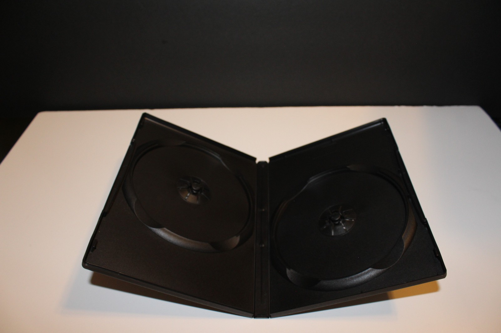 Standard black DVD/CD 2 disc and 3 disc replacement cases 14mm-22mm Qty. 54