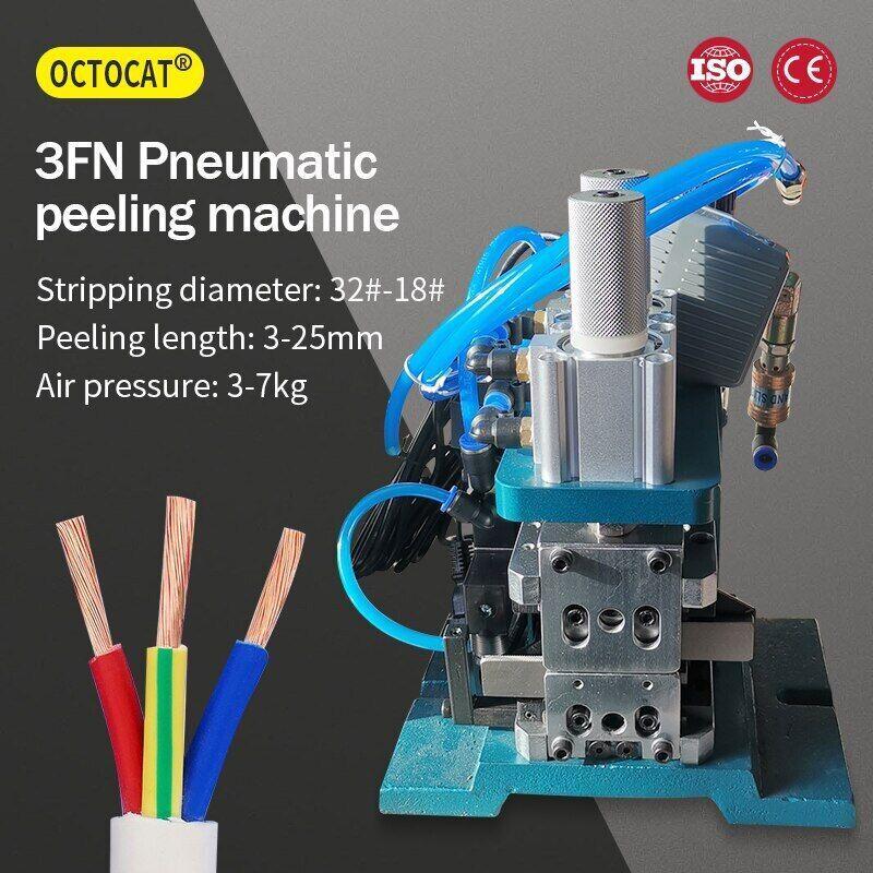 3FN Pneumatic Wire  32AWG-18AWG  Cable Core Wire Stripping Machine