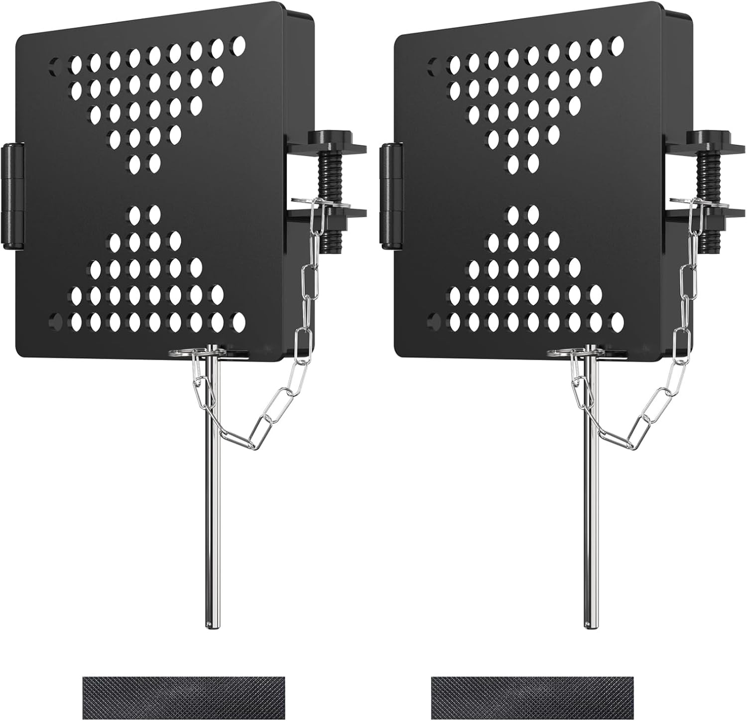 2pcs 4" RV Bumper Cap Cover, Sewer for Camper, Black 