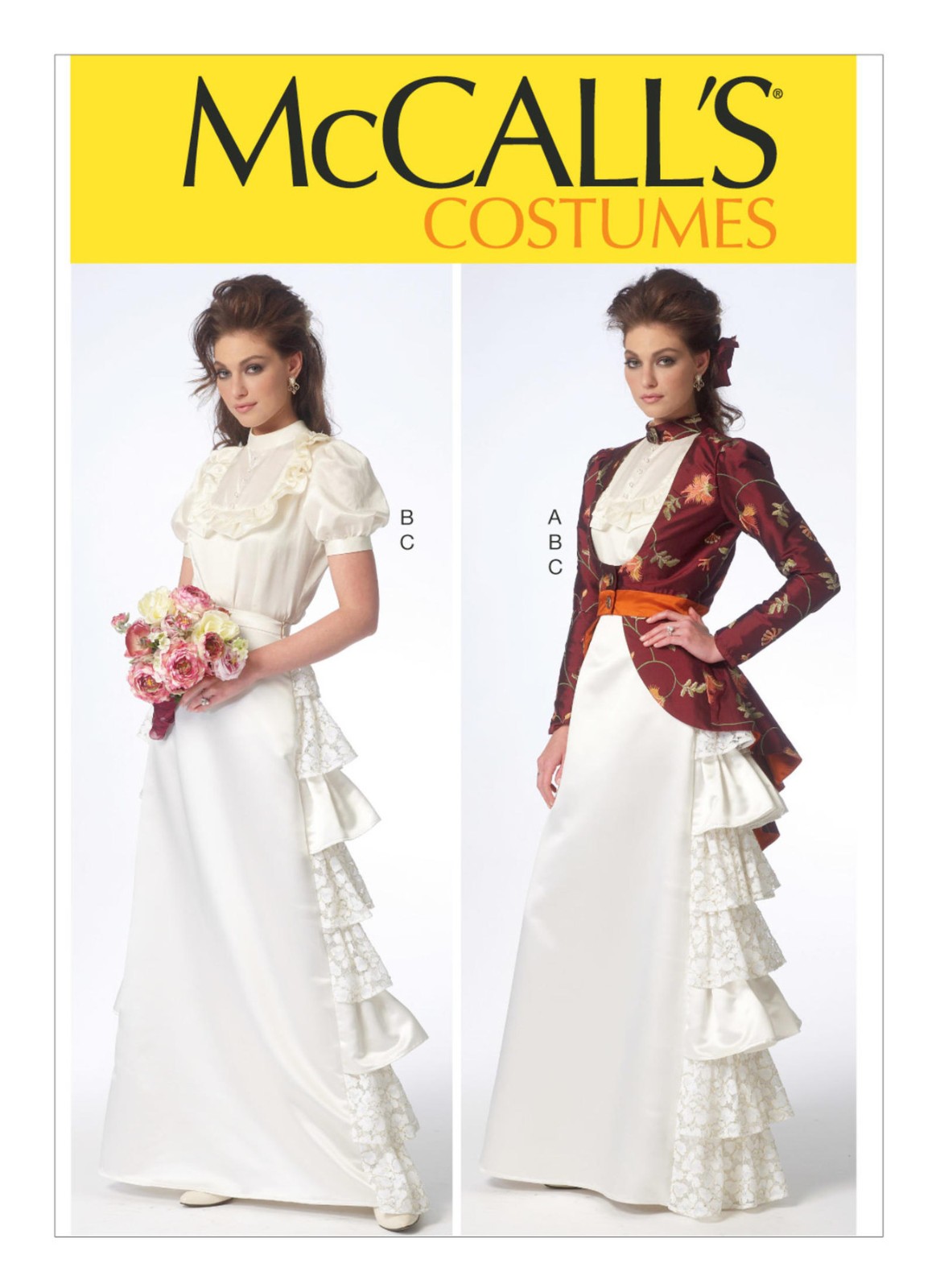 McCall's Sewing Pattern M7071 Misses Costume Jacket Blouse Skirt Sizes 14-22 UC