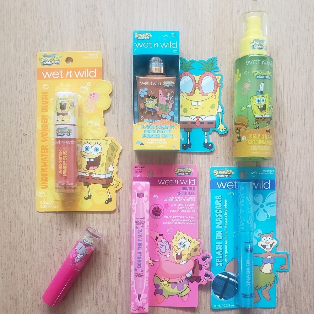 Wet n Wild SpongeBob Makeup Lot