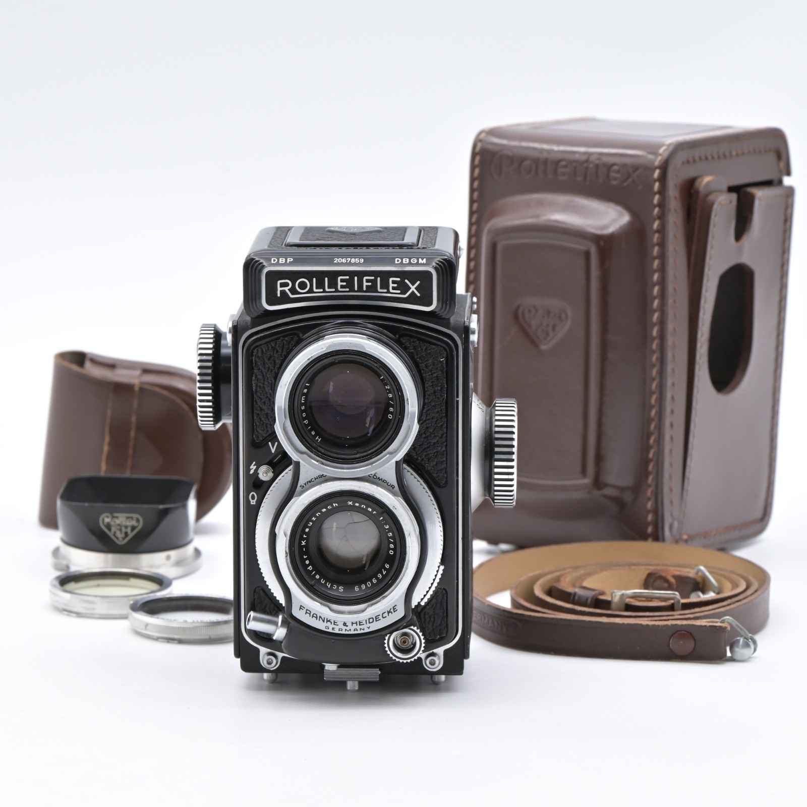 Rollei ROLLEIFLEX 4×4 Baby Rollei Black w/ Xenar 60mm f/3.5  [Top Mint]  #12363