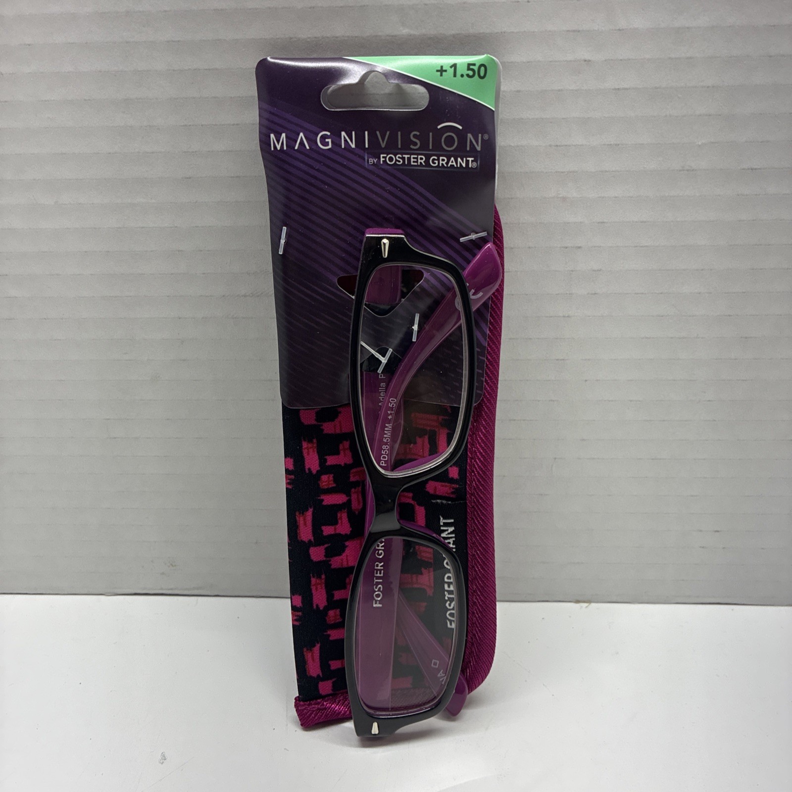 FG27  Foster Grant ADELLA PNK PINK  + 1.50  Women  Reading READERS Glasses