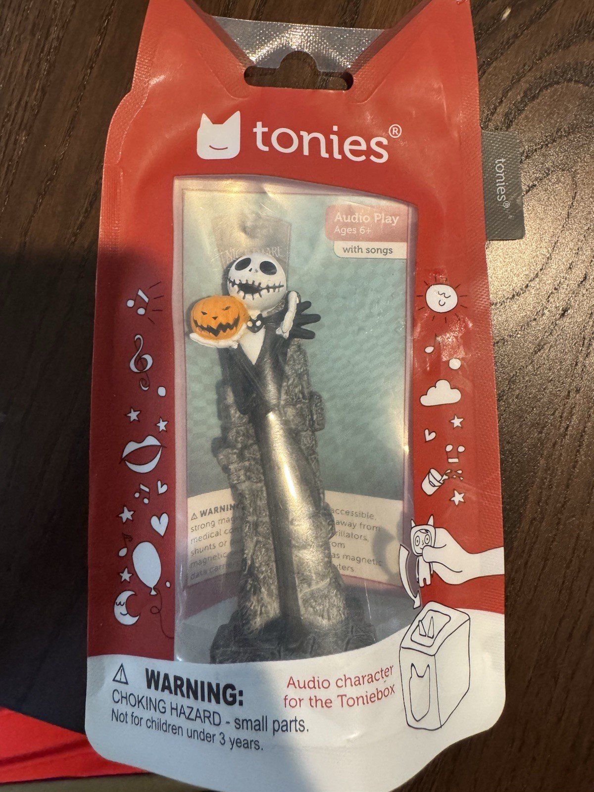 Tonies Toniebox Disney Jack Skellington Audio Play W/ Songs Figure NEW