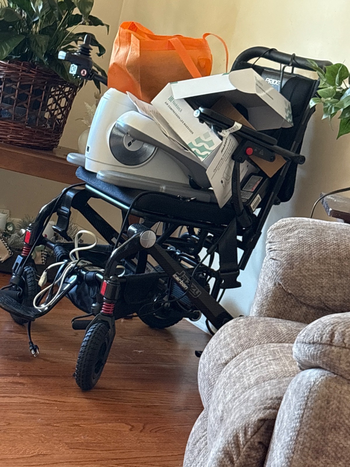 SpeedCare FDA Approved Foldable Electric Wheelchair - Silver