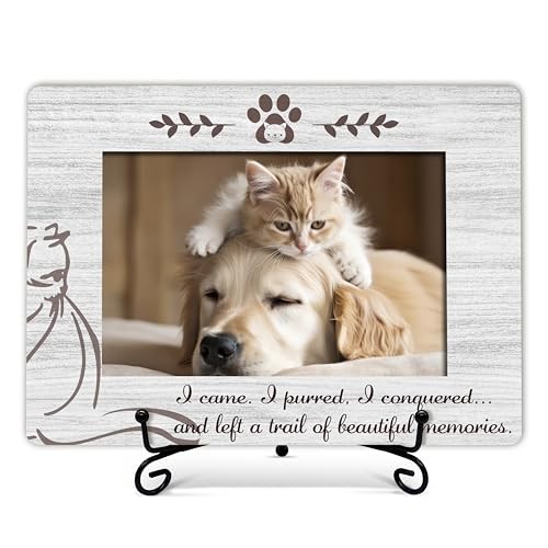Cat Memorial Picture Frame, Cat Photo Frame, Remembrance Gifts For Cat Lover 