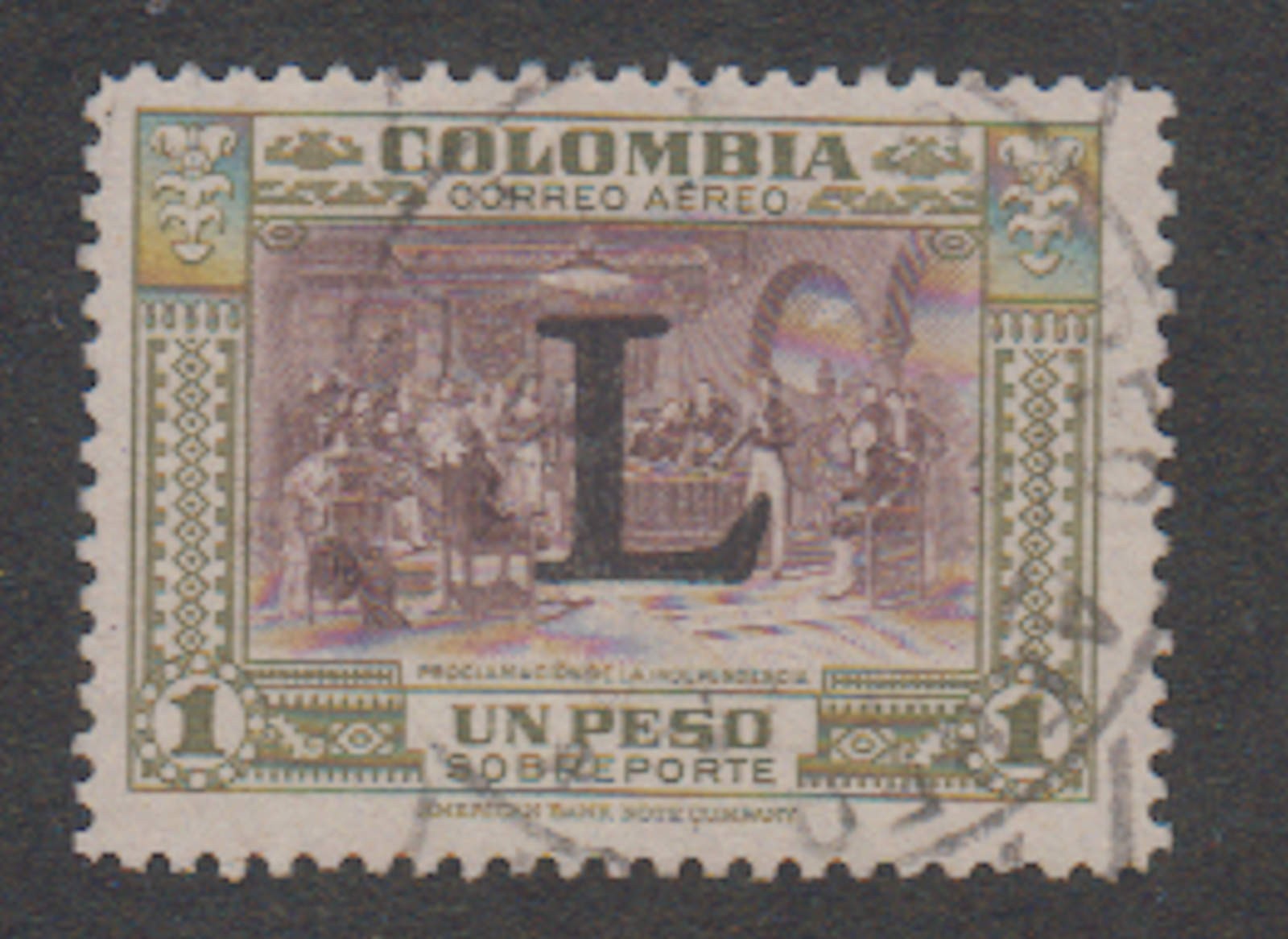 Colombia - 1950 - SC C182 - Used